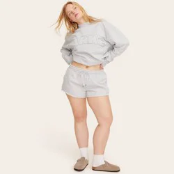Women's Mid-Rise Pull-On Sweatshorts - Parke x Target Heather Gray XXL