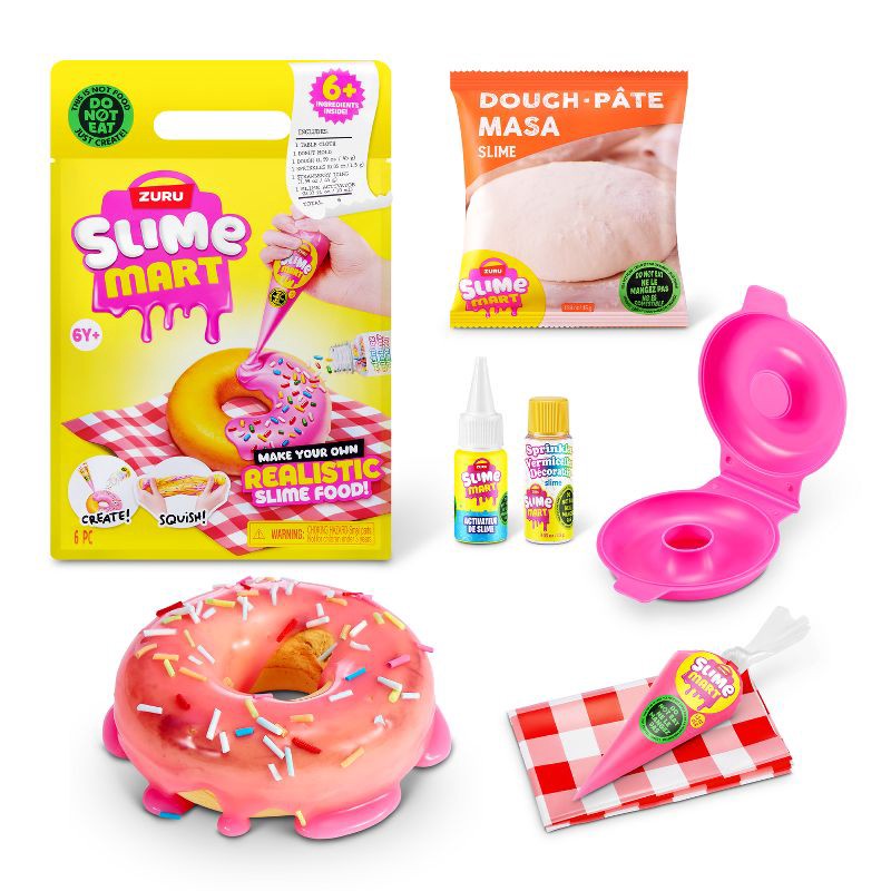 slide 1 of 10, Slime Mart Small Shopping Bag Donut, 1 ct