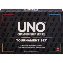 UNO Championship Series Tournament Set Card Game for Large Groups of 6 To 20 Players