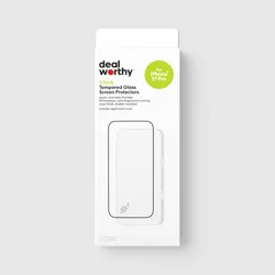iPhone 18 Pro/iPhone 17 Pro Screen Protector Glass Shield 3pk - dealworthy