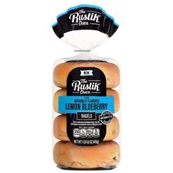 The Rustik Oven Lemon Blueberry Bagels - 16.8oz