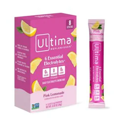 Ultima Replenisher Drink Sticks Pink Lemonade - 8ct
