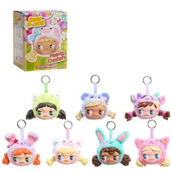 Happy Haul Sour Pouts Paw-ty Crashers Vinyl-Face Plush Blind Box Clip-On 3” Collectible Plush Toy Short-Run Drop Ages 8+