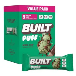 Built Bar Puff Mint Chip Protein Bars - 17g Protein - 1.41oz/8ct
