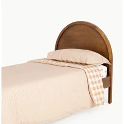 Gathre Khaki Gingham Reversible Duvet Set Twin