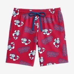 Men's Hawaiian Punch Sleep Shorts - Red L