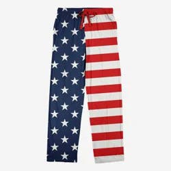 Bioworld Men's Americana Flag Sleep Pants - Blue/Red L