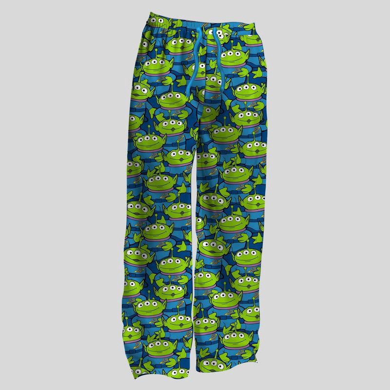slide 1 of 3, Toy Story Men's Aliens Knit Pants - Blue S, 1 ct