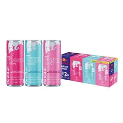 Red Bull Variety Pack Peach Iced Pink - 12pk/8.4 fl oz