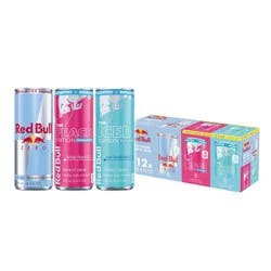 Red Bull Sugarfree Variety Pack Zero Iced Peach - 12pk/8.4 fl oz