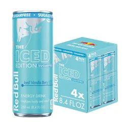 Red Bull Sugar Free Iced Edition - 8.4 fl oz/4pk