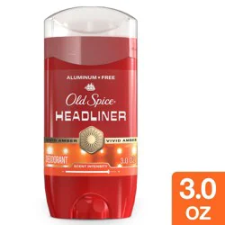 Old Spice Red Collection Men's 24-Hour Odor Protection Refreshing Fragrance Long-Lasting Freshness Deodorant - Headliner Scent - 3oz