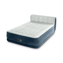 Intex Queen 18" Ultra Plush Pillow Top Headboard Airbed