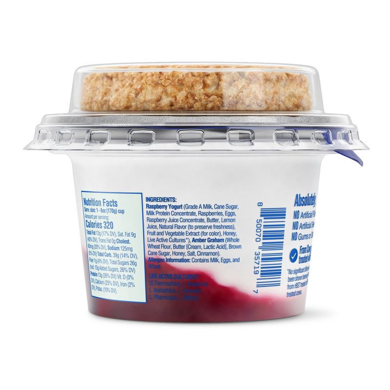 slide 2 of 6, Ellenos Raspberry Cheesecake Indulgent Yogurt - 6oz, 6 oz