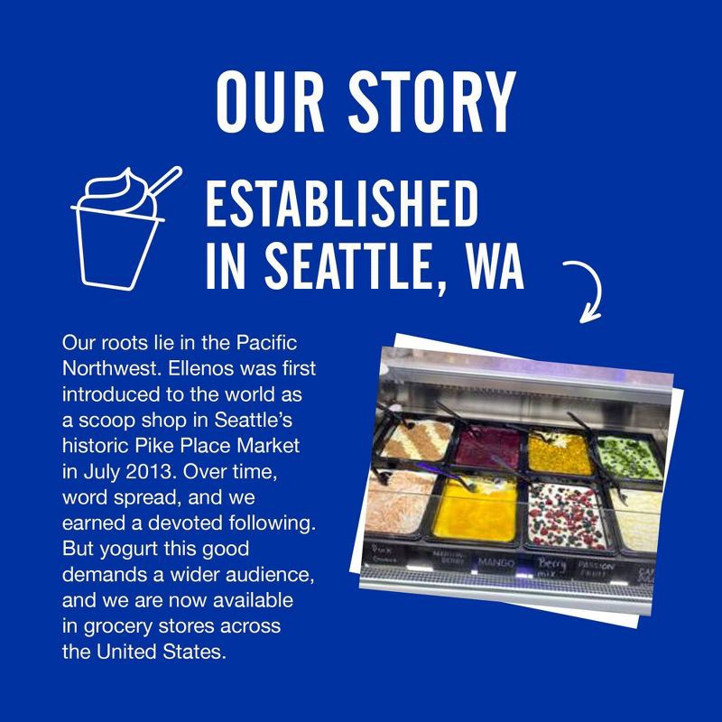 slide 6 of 6, Ellenos Raspberry Cheesecake Indulgent Yogurt - 6oz, 6 oz