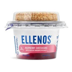 Ellenos Raspberry Cheesecake Indulgent Yogurt - 6oz