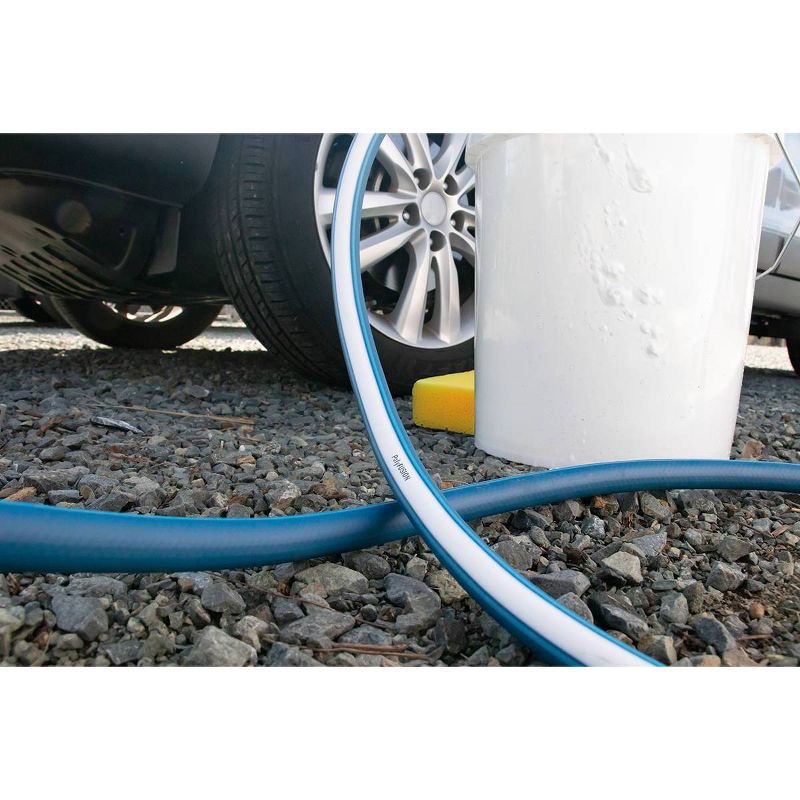 slide 3 of 3, Orbit 100' Polyfusion Standard Hose Gray/Blue, 1 ct