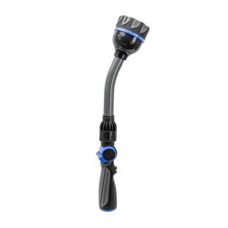 Orbit 8-Pattern Thumb Control Hose Wand Gray/Blue/Black
