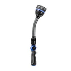 Orbit 8-Pattern Thumb Control Hose Wand Gray/Blue/Black