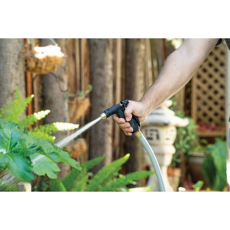 slide 2 of 6, Orbit Adjustable Rear Trigger Brass-Tip Compact Hose Nozzle Brass/Black, 1 ct