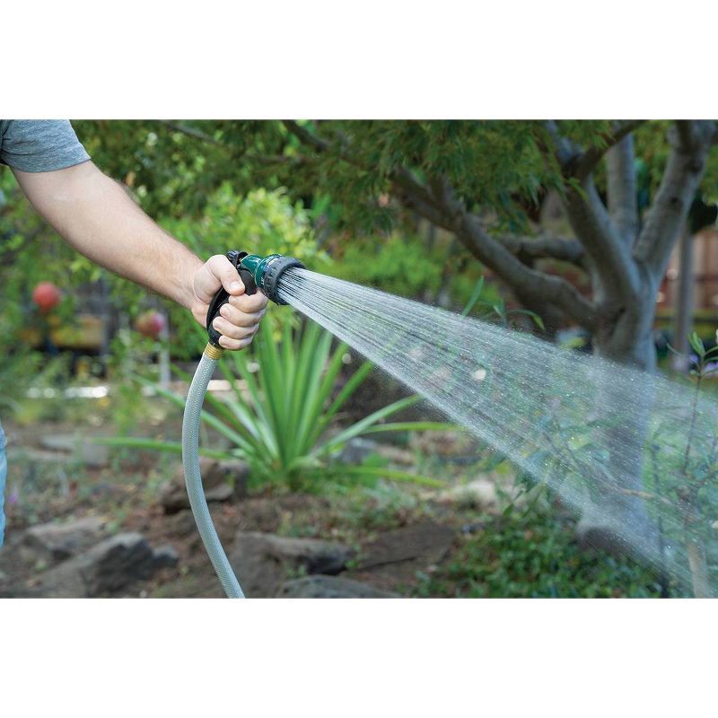 slide 2 of 5, Orbit 7-Pattern Metal Rear Trigger Hose Nozzle Green/Black, 1 ct