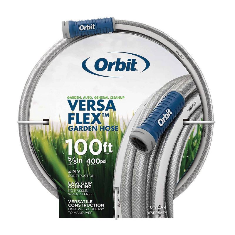 slide 2 of 4, Orbit 100' Standard Hose White/Gray/Blue, 1 ct