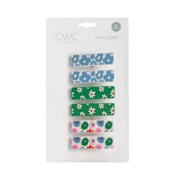 Cook With Color Bag Clips Floral