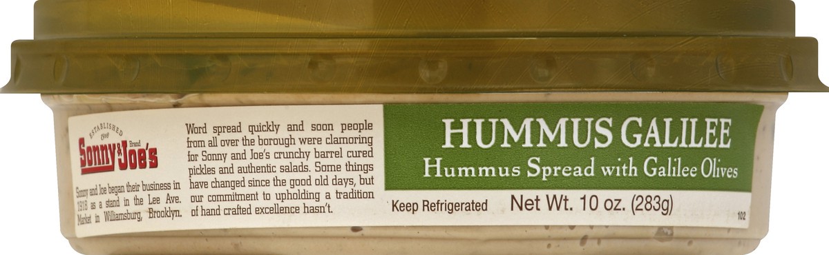 slide 1 of 4, Sonny & Joe's Hummus 10 oz, 10 oz