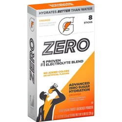 Gatorade GZERO Orange Sports Drink Mix - 8pk/20 oz