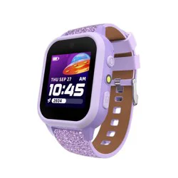 PlayZoom 4 Kids Smartwatch with Camera - Light Purple Glitter