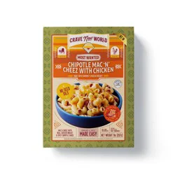 Crave New World Frozen Chipotle Mac n Cheese with Chicken - 9oz