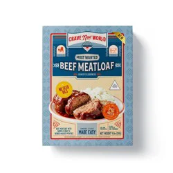 Crave New World Frozen Grass Fed Beef Meatloaf - 11oz