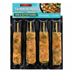 Marcangelo Foods Herb & Butter Salmon Skewers - 9.88oz