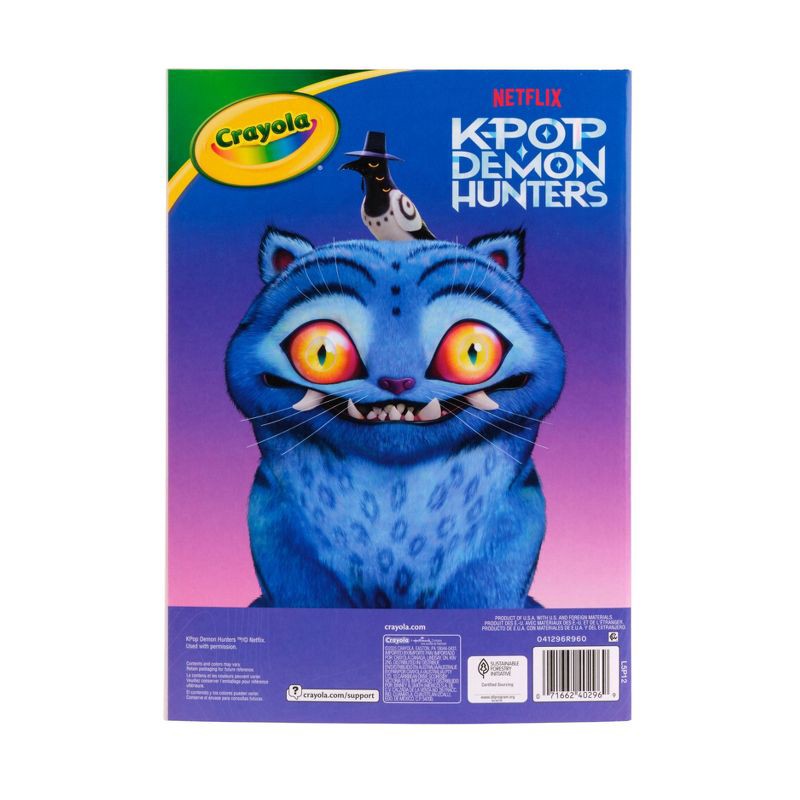 slide 6 of 6, Crayola 10.75"x7.75" K-Pop Demon Hunters Coloring Book 96 Pages, 1 ct