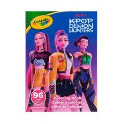 Crayola 10.75"x7.75" K-Pop Demon Hunters Coloring Book 96 Pages