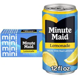 Minute Maid Lemonade - 10pk/7.5oz Mini Cans