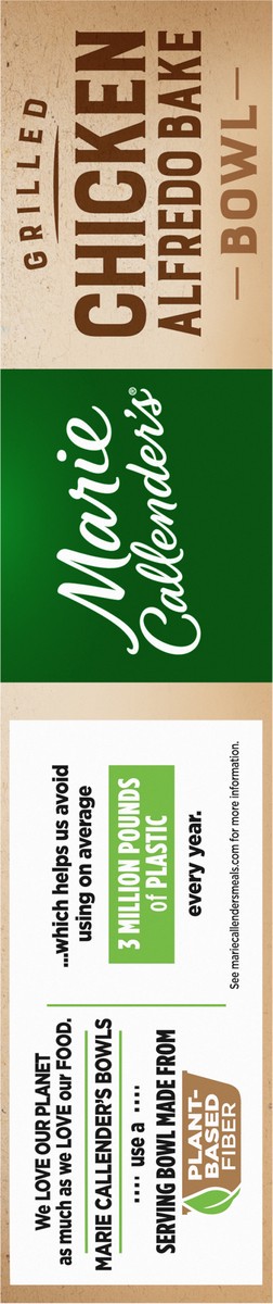 slide 13 of 13, Marie Callender's Grilled Chicken Alfredo Bake Bowl, Frozen Meal, 11.6 oz., 11.60 oz
