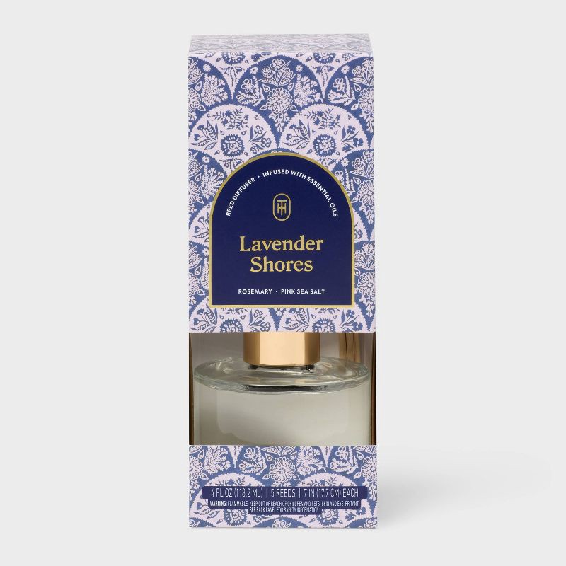slide 1 of 3, 4oz Boxed Reed Diffuser - Lavender Shores - Threshold™, 4 oz