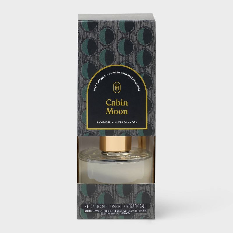slide 1 of 3, 4oz Boxed Reed Diffuser - Cabin Moon - Threshold™, 4 oz