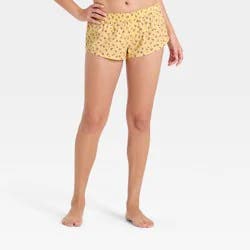Women's Micro Boxer Pajama Shorts 1.75" - Wild Fable™ Yellow S