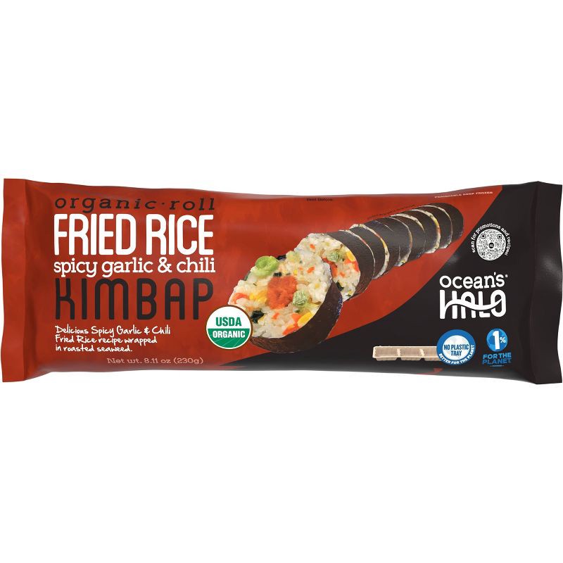slide 1 of 2, Ocean's Halo Fried Rice Spicy Garlic and Chili Kimbap - 8.11oz, 8.11 oz