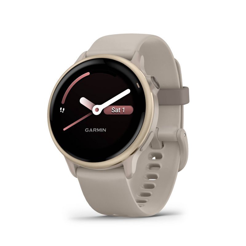 slide 1 of 11, Garmin Vivoactive 6 Smartwatch - Soft Gold with French Gray Band, 1 ct