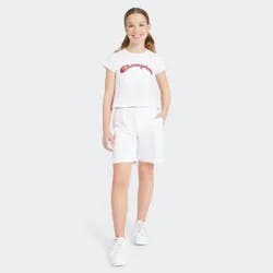 Champion Girls' Graphic Baby T-Shirt - Bright White XL