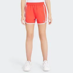 Champion Girls' Track Shorts - Red M