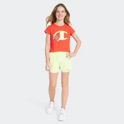 Champion Girls' Graphic Baby T-Shirt - Red S
