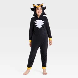 Boys' Sonic the Hedgehog Shadow Union Suit - Black XS