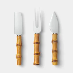 3pc Bamboo Cheese Tool Set - Threshold™