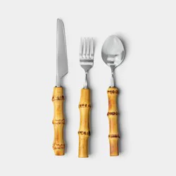 3pc Bamboo Flatware Set - Threshold™