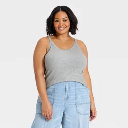 Women's Vintage Cami Tank Top - Universal Thread™ Heather Gray XXL