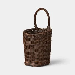 Woven Hanging Basket Dark Brown - Threshold™